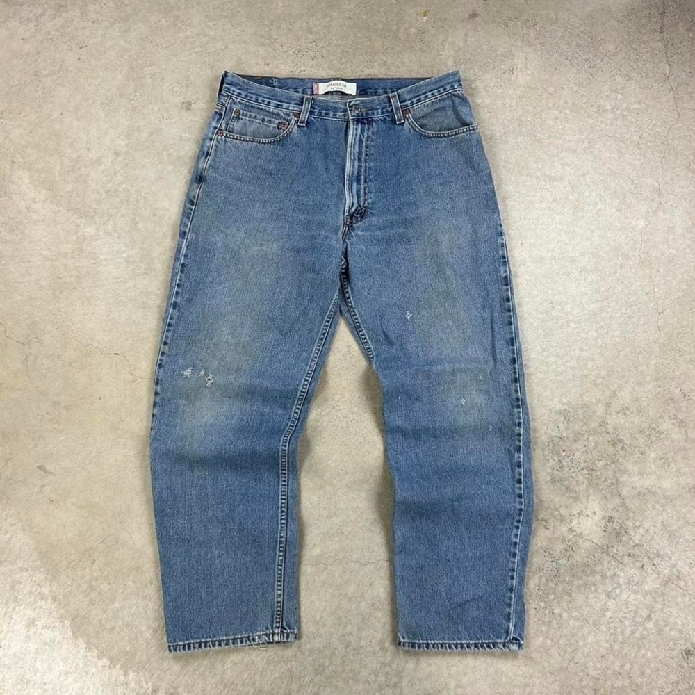Vintage Levi's 550 Jeans Size‎ 36x32 Blue Light Wash Denim Relaxed Fit